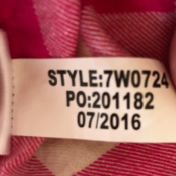 VINEYARD VINES Girls Pink Check Long Sleeve Top L - Picture 12 of 15